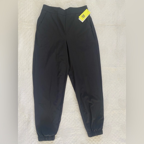 all in motion Pants - All in Motion NWT High Rise Lined Woven Joggers Womens Small Black